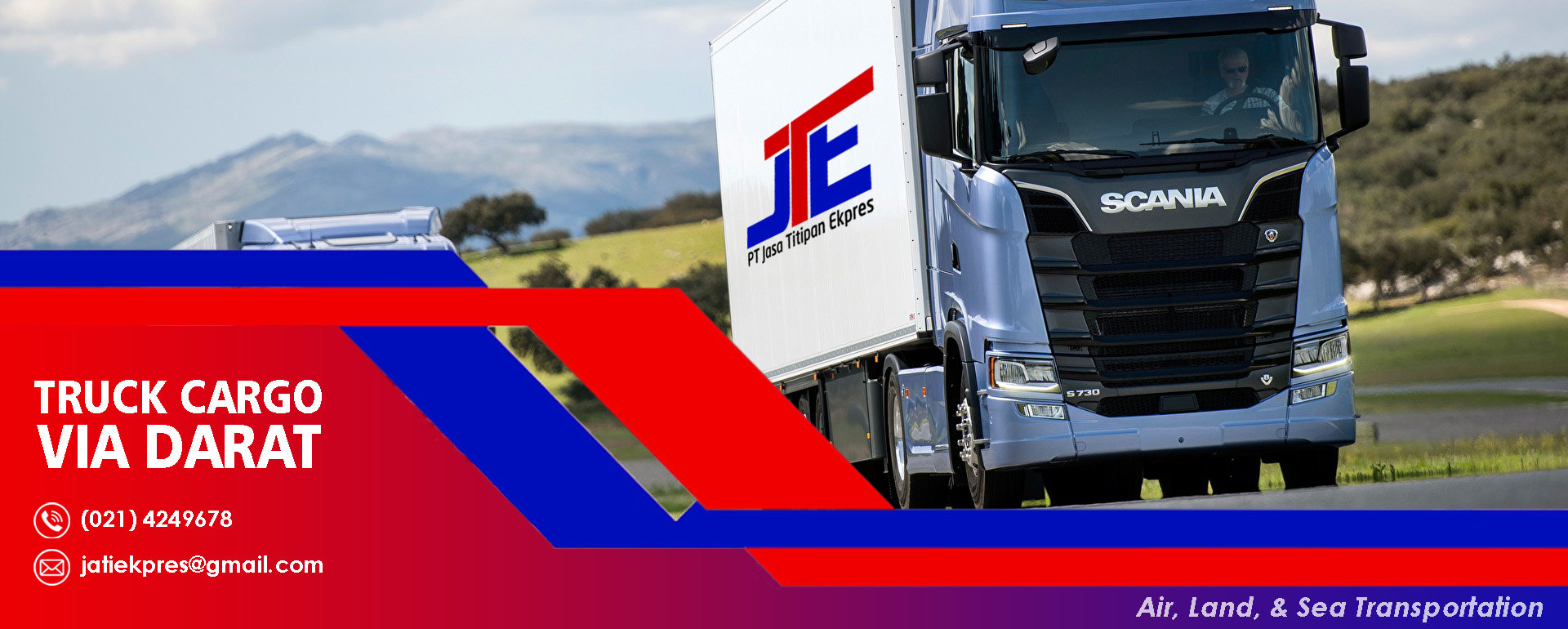 JTE Cargo Pengiriman Cepat Via Darat